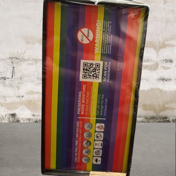 Royale Genius Heating Element Flat Iron Luxury Ceramic RAINBOW NEW - Picture 6 of 7